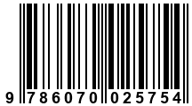 Código de Barras de '.9786070025754.'