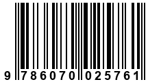 Código de Barras de '.9786070025761.'