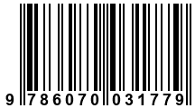 Código de Barras de '.9786070031779.'