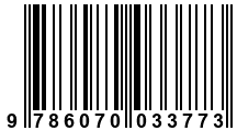 Código de Barras de '.9786070033773.'
