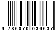 Código de Barras de '.9786070036637.'