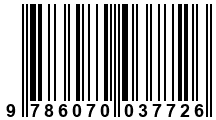 Código de Barras de '.9786070037726.'