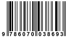 Código de Barras de '.9786070038693.'