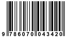 Código de Barras de '.9786070043420.'