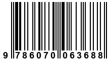 Código de Barras de '.9786070063688.'