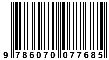 Código de Barras de '.9786070077685.'