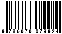 Código de Barras de '.9786070079924.'