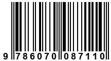 Código de Barras de '.9786070087110.'