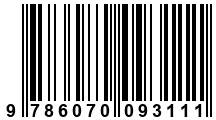Código de Barras de '.9786070093111.'