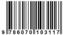 Código de Barras de '.9786070103117.'