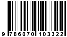 Código de Barras de '.9786070103322.'