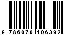 Código de Barras de '.9786070106392.'