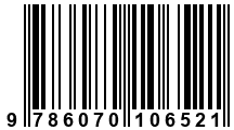 Código de Barras de '.9786070106521.'