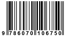 Código de Barras de '.9786070106750.'