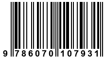 Código de Barras de '.9786070107931.'