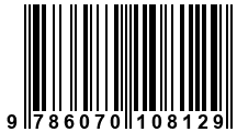 Código de Barras de '.9786070108129.'
