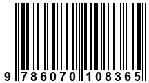 Código de Barras de '.9786070108365.'