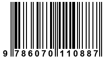Código de Barras de '.9786070110887.'