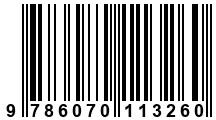 Código de Barras de '.9786070113260.'