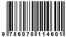 Código de Barras de '.9786070114601.'