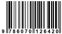 Código de Barras de '.9786070126420.'