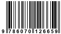 Código de Barras de '.9786070126659.'