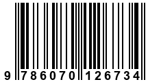 Código de Barras de '.9786070126734.'