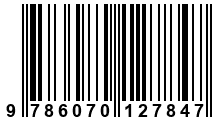 Código de Barras de '.9786070127847.'