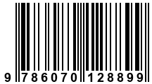 Código de Barras de '.9786070128899.'