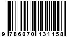 Código de Barras de '.9786070131158.'