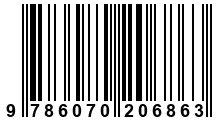 Código de Barras de '.9786070206863.'