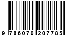 Código de Barras de '.9786070207785.'