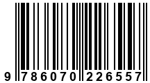 Código de Barras de '.9786070226557.'
