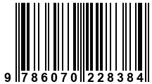 Código de Barras de '.9786070228384.'