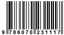 Código de Barras de '.9786070231117.'