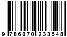 Código de Barras de '.9786070233548.'