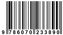 Código de Barras de '.9786070233890.'