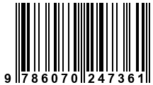 Código de Barras de '.9786070247361.'