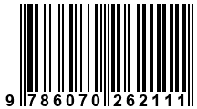 Código de Barras de '.9786070262111.'