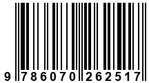Código de Barras de '.9786070262517.'