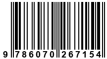 Código de Barras de '.9786070267154.'