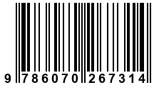 Código de Barras de '.9786070267314.'