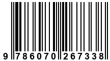 Código de Barras de '.9786070267338.'