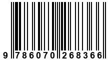 Código de Barras de '.9786070268366.'