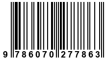Código de Barras de '.9786070277863.'