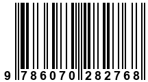 Código de Barras de '.9786070282768.'