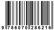Código de Barras de '.9786070286216.'