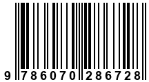 Código de Barras de '.9786070286728.'