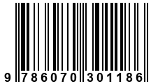 Código de Barras de '.9786070301186.'