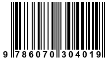 Código de Barras de '.9786070304019.'